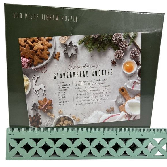 Spoonful Of Comfort Jigsaw Puzzle Grandma's Gingerbread Cookies 500 Pc Christmas - Picture 10 of 12